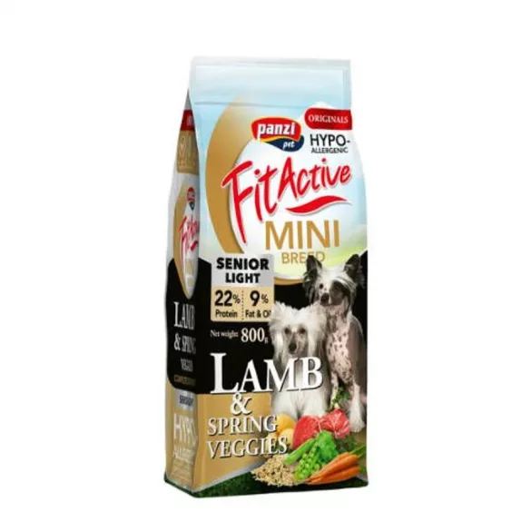 Panzi FitActive ORIGINALS Mini Senior Hipoalergenic Miel & Legume de Primăvară 800g