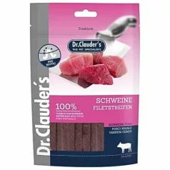 Dr. Clauders Dog Treat Stripes Small Pork strips 80g