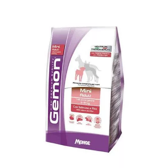 Gemon Mini Somon + Orez hrană uscată pentru câini 3 kg 