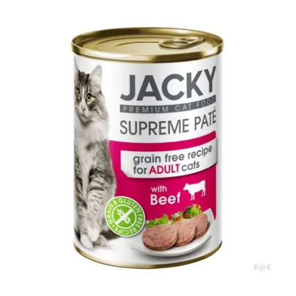 Jacky conservă pisică pate vită 400g