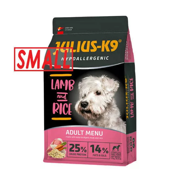 JULIUS-K9 Hypoallergenic Adult Lamb&Rice Small 12 kg