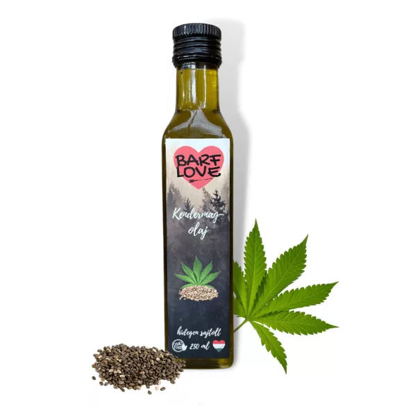 Barf Love Hemp Seed Oil pentru câini și pisici - presat la rece