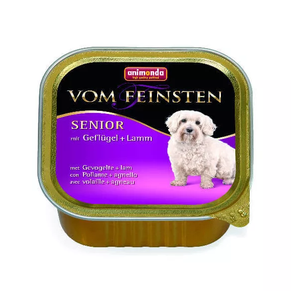 Animonda Vom Feinsten Senior (poultry, lamb) Senior câini pentru 150 g