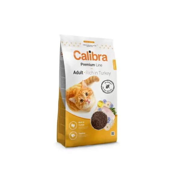 Calibra Cat Premium Line Adult Turkey hrană pentru pisici 2kg