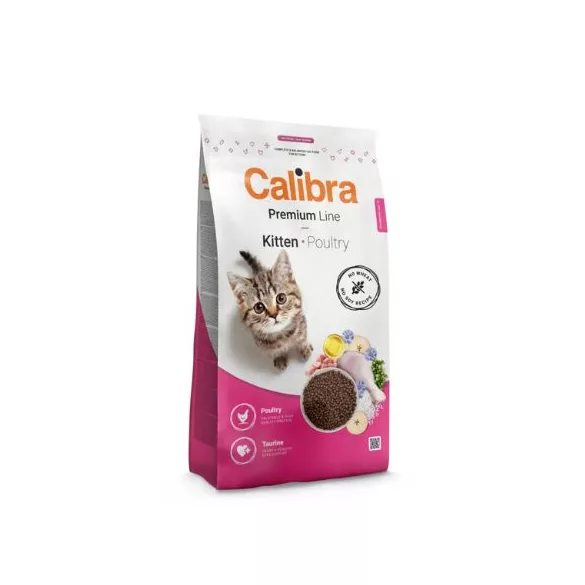 Calibra Cat Premium Line Kitten Poultry hrană pentru pisici 2kg