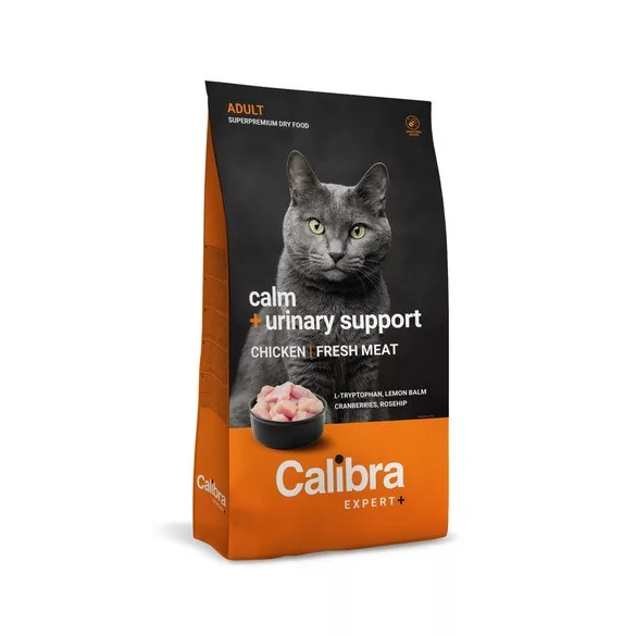 Calibra Cat EXPERT+ Adult Calm & Urinary support hrană pentru pisici 1,5kg