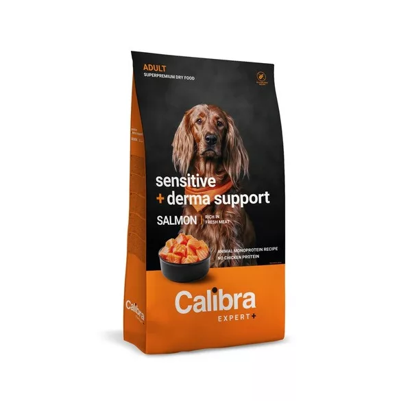 Calibra Dog EXPERT+ Adult Sensitive & Derma support hrană pentru câini 2 kg