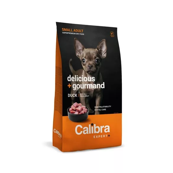 Calibra Dog EXPERT+ Adult Small Delicious & Gourmand hrană pentru câini 6 kg