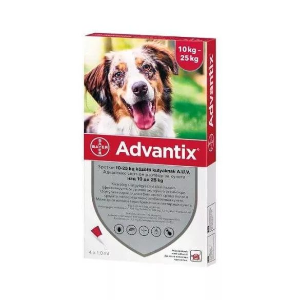 Advantix spot on 2,5 ml; 10-25 kg 1X