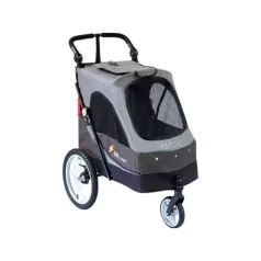   Petstro Safari cărucior, M-es mărime, 30 kg-până la Maro / Gri închis