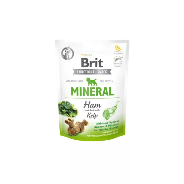 Brit Care Dog Snack funcțional pentru câini Snack cu șuncă minerală pentru căței 150 g