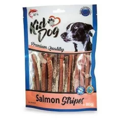 KidDog Salmon Stripes Omega3 Reward salată 80g
