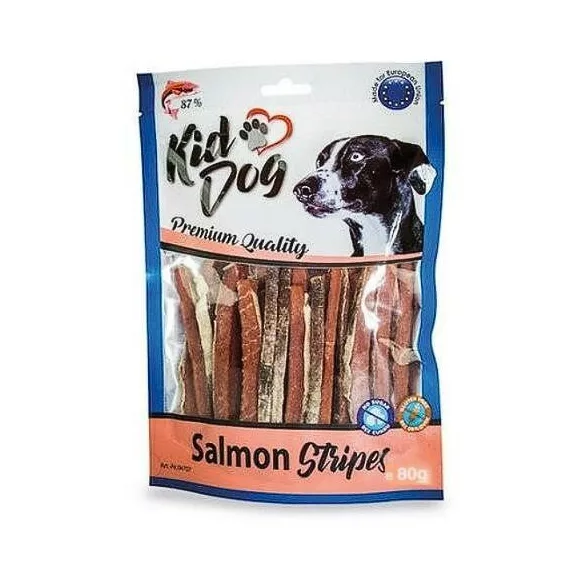 KidDog Salmon Stripes Omega3 Reward salată 80g