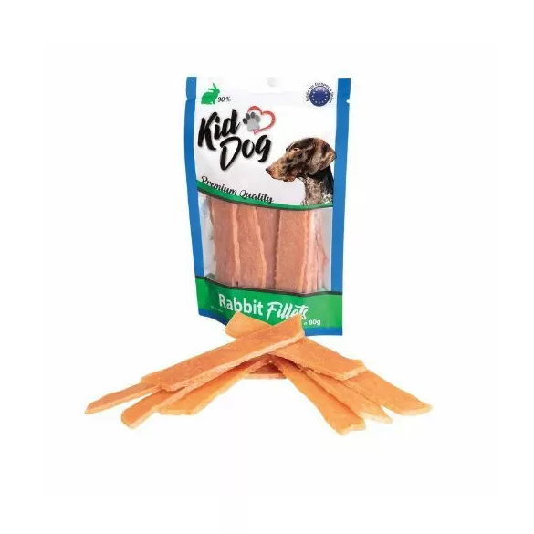 KidDog Rabbit Fillets Reward snack 80g