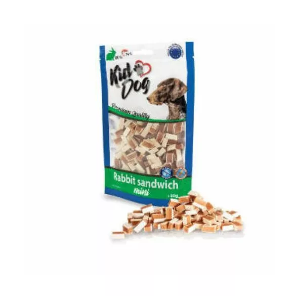 KidDog Rabbit Sandwich Mini Recompensă 80 g