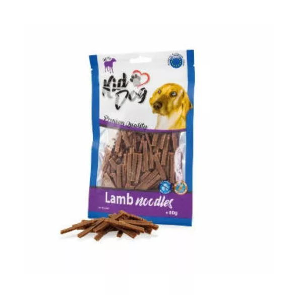 KidDog Lamb Needles Recompense din carne de miel pentru câini 80g