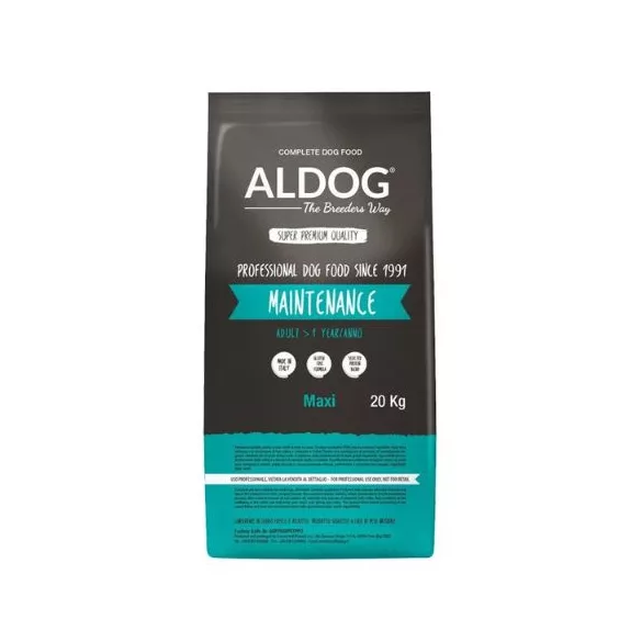 Aldog Maintenance Large 20 kg hrană pentru câini