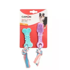   Camon TPE cu sfoară jucărie os și periuță dinți kb 10cm