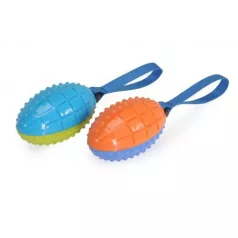 Camon colorat cu sunet rugby minge poliester cu mâner 26cm