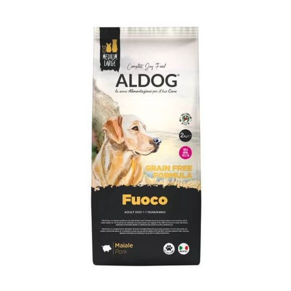 Aldog Fuoco Hipoalergenic Medium hrană pentru câini 2 kg