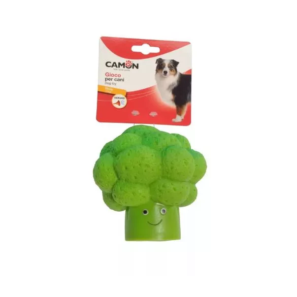 Camon Vinil cu sunet brokkoli jucărie 13cm