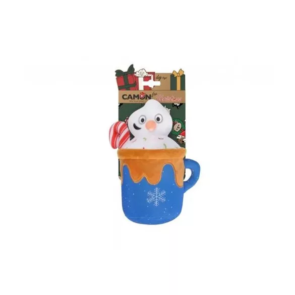 Camon Cu sunet XMAS plus om de zăpadăke în cană 20cm