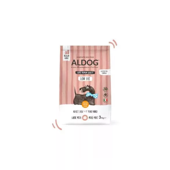 Aldog Low Fat Medium hrană pentru câini 3 kg