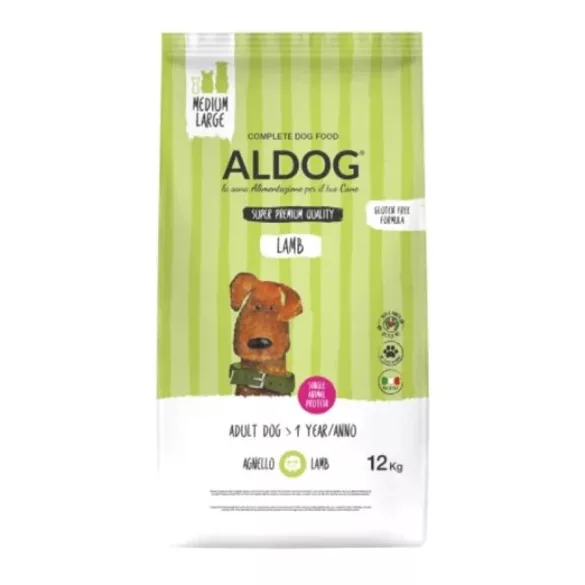 Aldog Adult Medium Large Lamb hrană pentru câini 12 kg