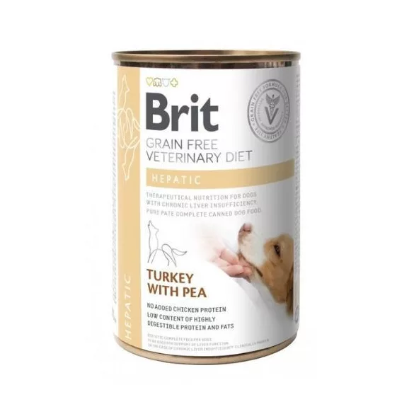Brit Veterinary Diets Dog GF Hepatic conservă