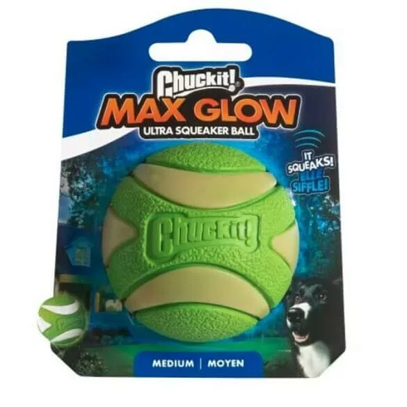 Chuckit Max Glow Ultra Squeaker Minge (M)