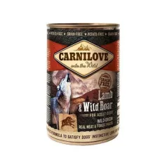   CarniLove Conserve pentru adulți cu carne de miel și mistreț