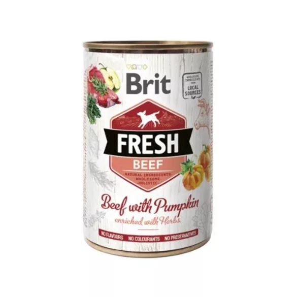 Brit Fresh Vită cu Dovleac conservă 6x400g