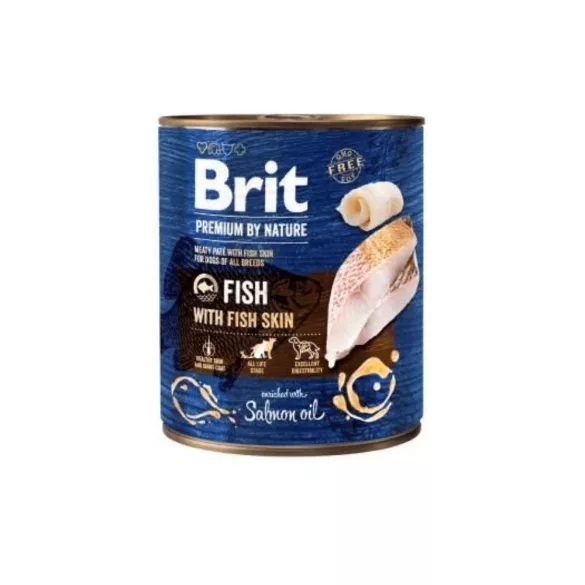 Brit Premium by Nature Adult Fish with Fish Skin conserve 6x800g