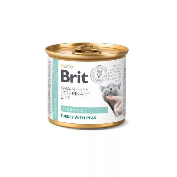 Brit Veterinary Diets Cat GF Struvite conservă 24x200g