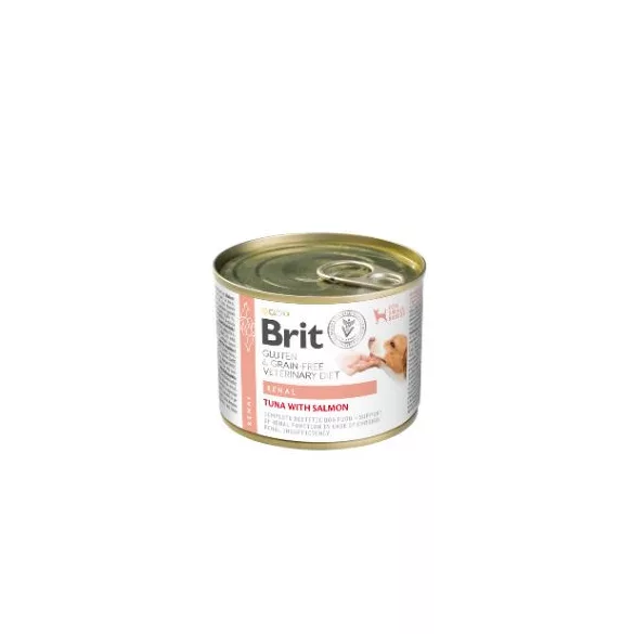 Brit Veterinary Diets Dog GF Renal conservă 6x200 g
