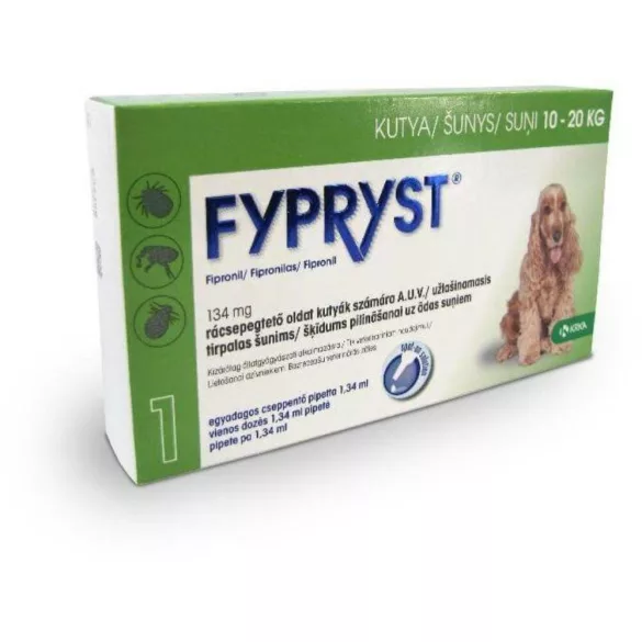 FYPRYST Spot On M pentru câini 10-20 kg 1.34ml