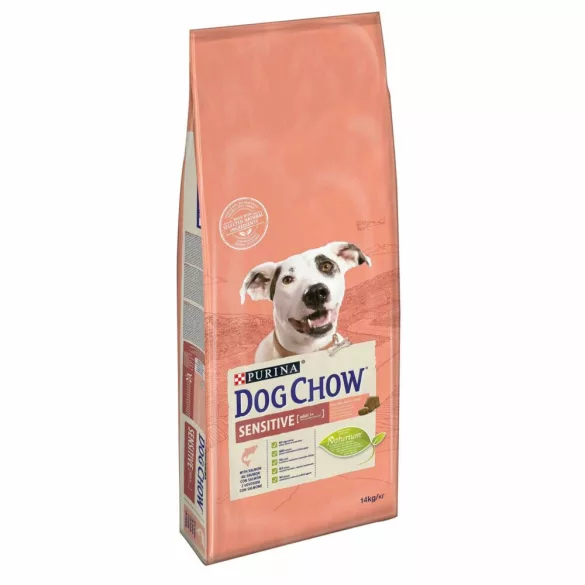 Purina Dog Chow Sensitive Salmon hrană uscată pentru câini 2x14kg