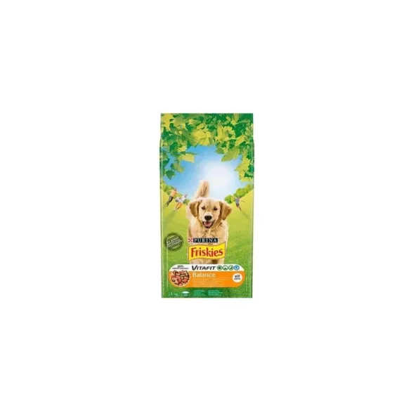 Friskies Balance Hrană uscată pentru câini cu pui și adaos de legume