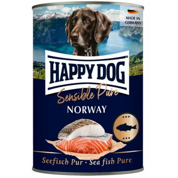 Happy Dog Norway Pur (Somon) conservă de hrană pentru câini 6x800 gr