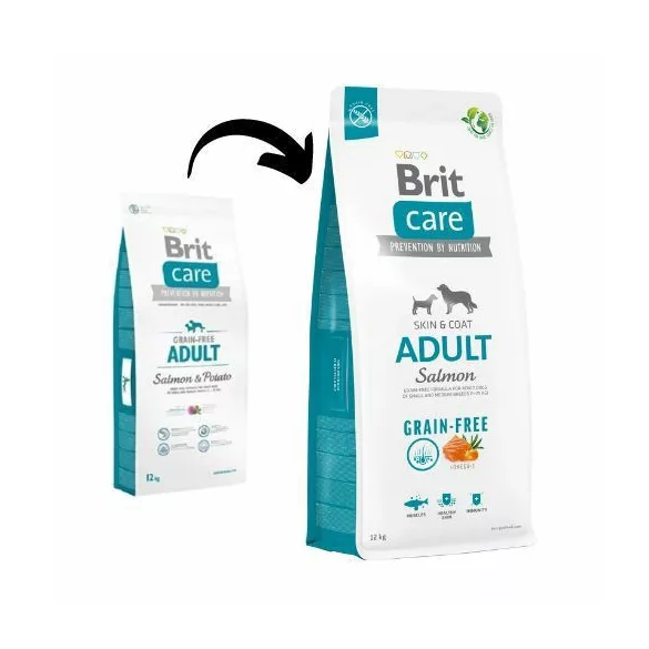 Hrană pentru câini Brit Care Grain-free Adult Salmon & Potato 2x12 kg