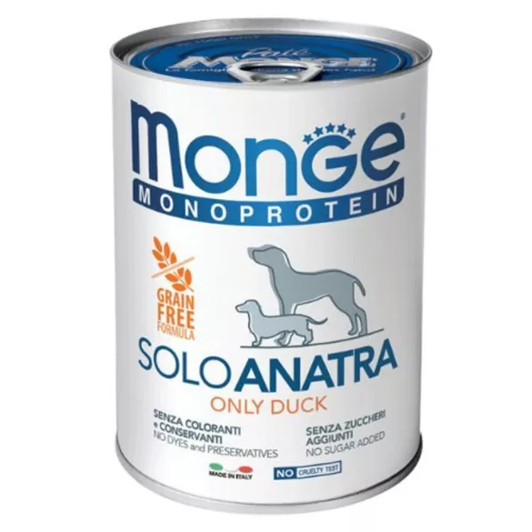 Monge Dog Monoprotein Paté 100% Rata 24x400g