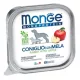 Monge Dog Monoprotein Fruits Paté cu carne de iepure și măr 12x150g