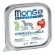 Monge Dog Monoprotein Fruits Paté cu carne de iepure și măr 24x150g