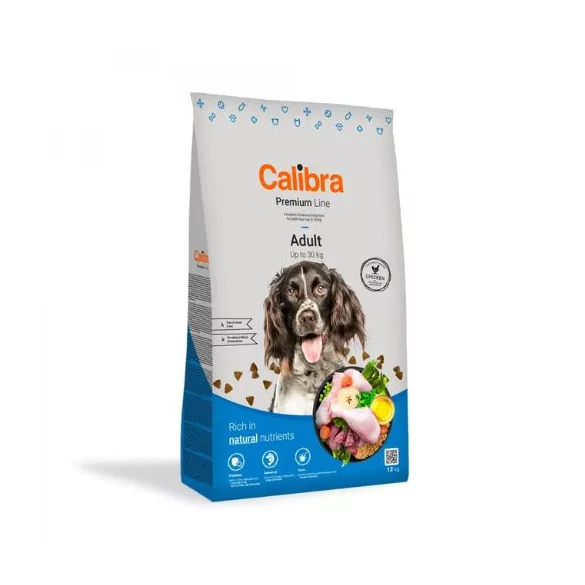 Calibra Dog Premium Line Adult hrană pentru câini 12+3 kg cadou