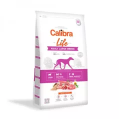  Calibra Dog Life Adult Large Breed Lamb hrană pentru câini 12+2,5 kg cadou