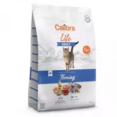   Calibra Cat Life Adult Herring hrană pentru pisici 6+1,5 kg cadou