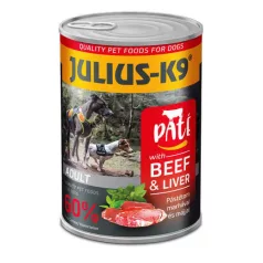   JULIUS K9 pateu beef and liver hrană umedă (beef, liver) adult câini pentru 20x400 g