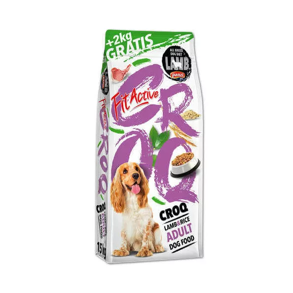 Panzi FitActive CROQ CROQ Premium Lamb&Rice 2x 15+2kg 