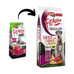   Panzi FitActive ORIGINALS Regular Carne de vită cu morcovi și cartofi 15kg