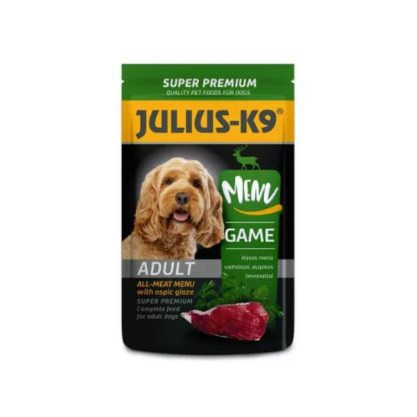 Julius-K9 hrană umedă Adult Game (with game meat) 16x125 g